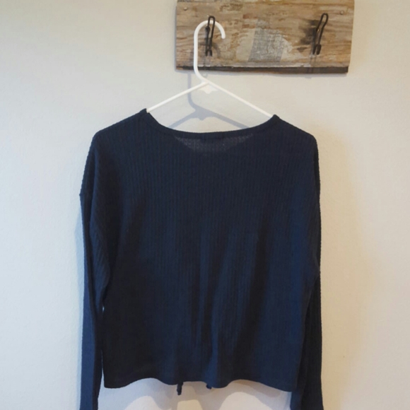 Tucker + Tate Navy Long Sleeve Shirt - Picture 2 of 4